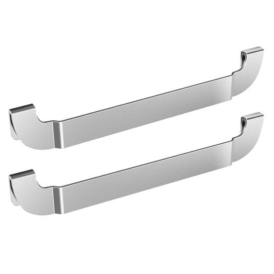 2Pcs Magnetic Griddle Spatula Holder Grill Barbecue Tool Rack Frying Pan Spatula Rack Stainless Steel Griddle Accessories