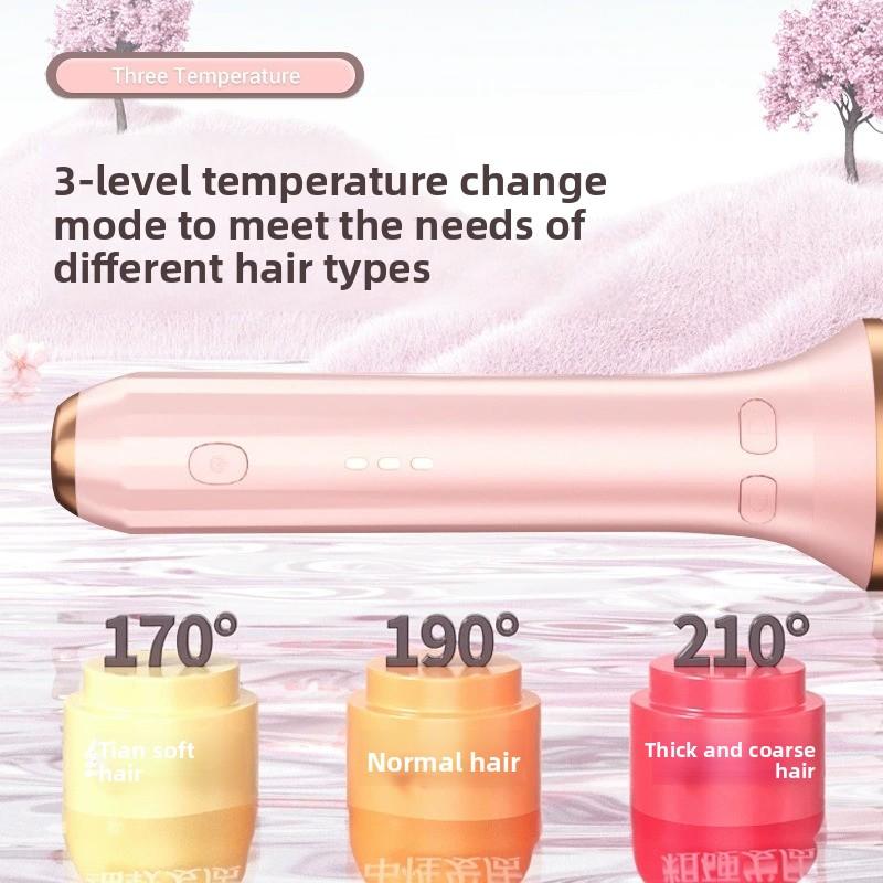 Rizador de pelo automático 2 en 1 plancha y rizador profesional para peinado rápido
