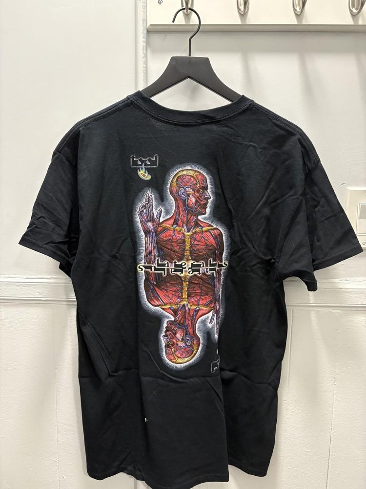 Tool Shirt Mens Large Black Band Graphic Double Sided Flame Eye Logo Tee Gildan Unisex T-Shirt XXXL