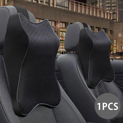 Almofada de Pescoço para Carro Apoio de Cabeça do Assento Almofada de Apoio para Pescoço Espuma de Memória Apoio de Cabeça Automotivo Travesseiro de Viagem Suporte para Pescoço Interior do Carro