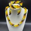 Premium Natural Amber Multi-Strand Bracelet Necklace with Irregular Beads [Actual Photo]
