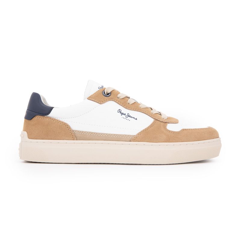 Men's Light Brown Suede Camden Nature Sneakers PEPE JEANS
