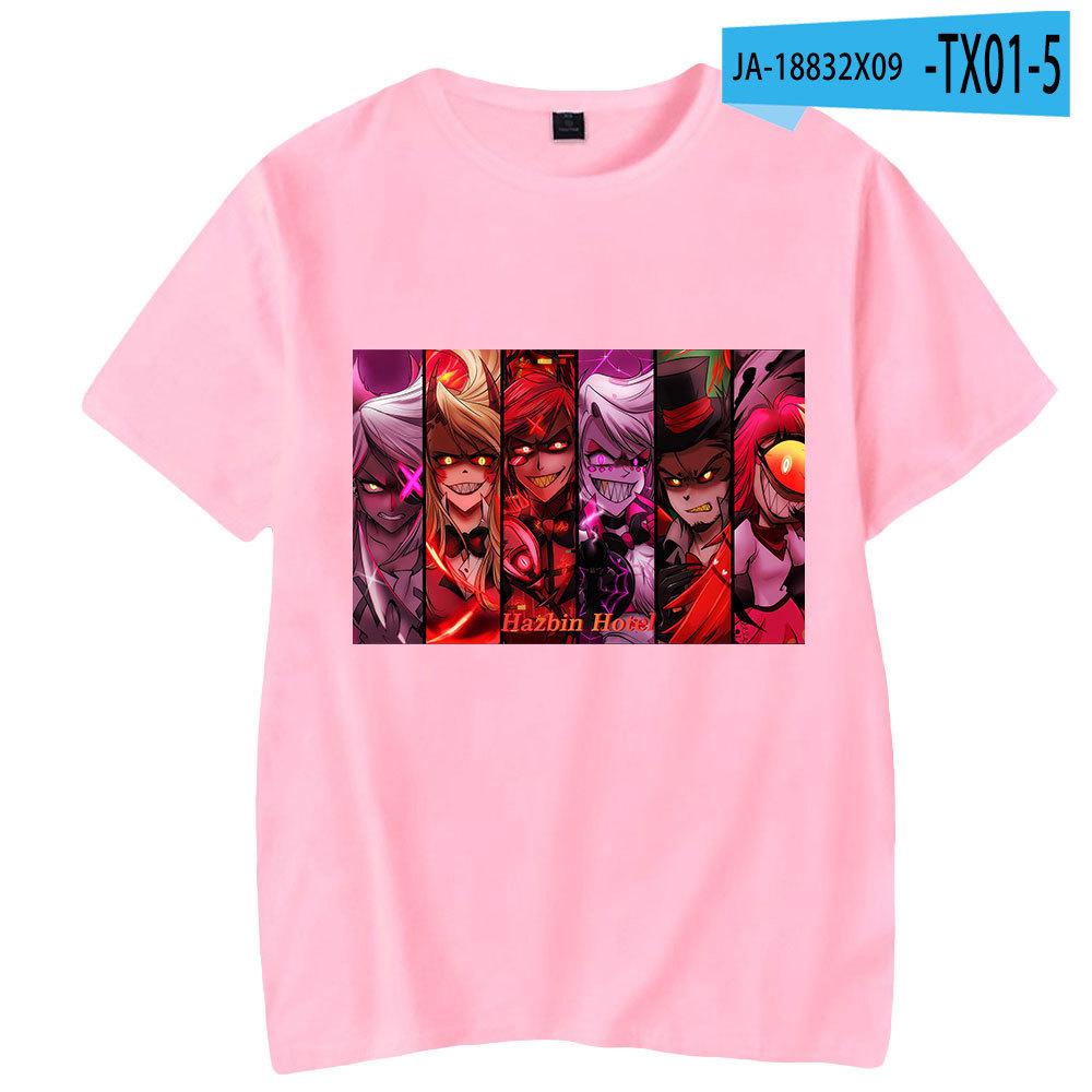 Tricou minunat pentru femei Tricou din bumbac de vară Cămașă imprimată pentru hoteluri Haine cu mânecă scurtă atât pentru bărbați, cât și pentru femei, cămăși Harajuku