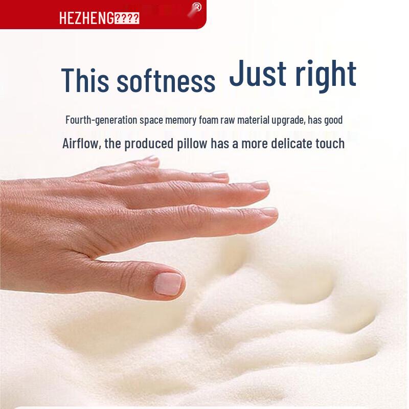 HEZHENG Memory Foam Neck Massager Pillow
