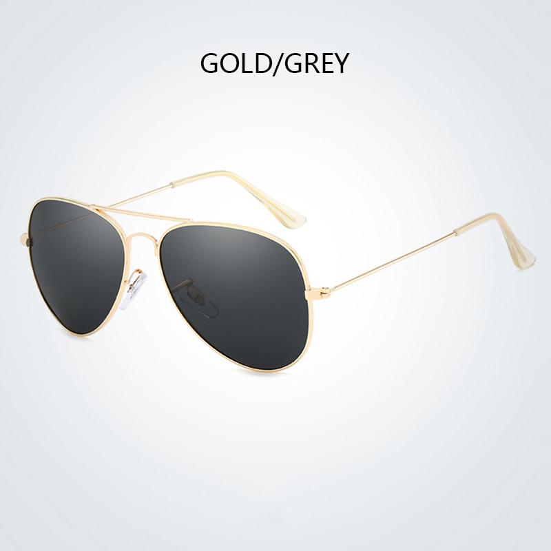 Classic Pilot Men Sunglasses Vintage Metal Ray Sun Glasses Women Mirror Colors Driving Male Shades UV400