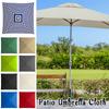 4 Ribs Patio Umbrella Cloth Without Stand 2x2M Parasol Umbrella Replacement Canopy Cover Outdoor Market Garden Cafe Sunshade