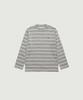 Deobanes Lang Stripe Overfit T-Shirt_Light Gray