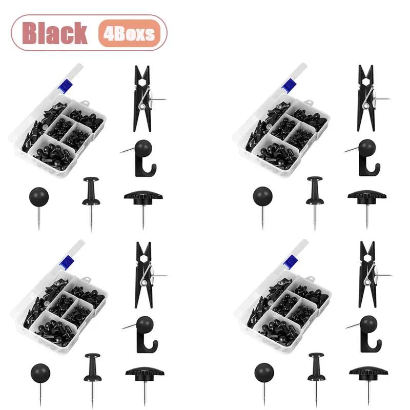Multifunctional Pin Clip Set Creative Decorative Thumbtacks for Cork Board Map Photo Combination Home DIY Craft Supplies