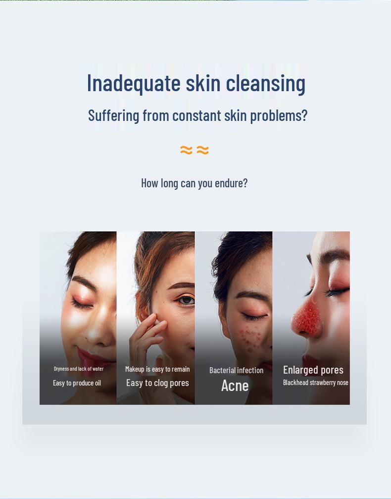 Electric Blackhead Suction Facial Cleaner with Small Bubble Technology