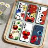 Cartoon S-Sesames-u-Streets  Phone Case For Samsung Galaxy A73,A21s,A22,A31,A52,A53,A71,A41Soft Black Shell