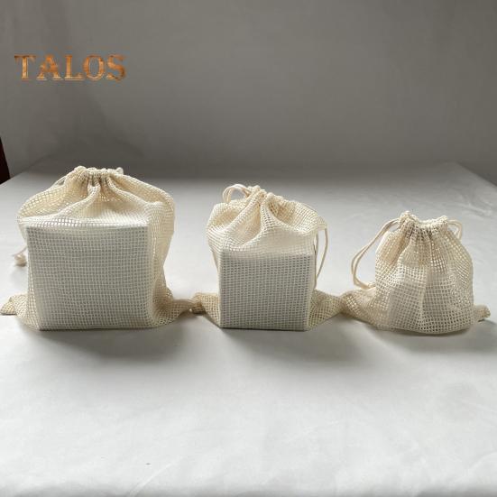 3Pcs Eco-Friendly Reusable Bags Mesh Breathable Strong Load-bearing Snacks Toys Organizer Multipurpose Grocery Shopping Bags