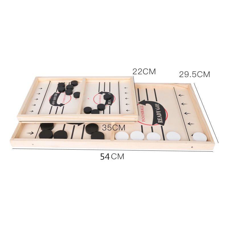 Douyin Wooden Ice Hockey Battle: Double Ejection Chess for Parent-Child Interaction