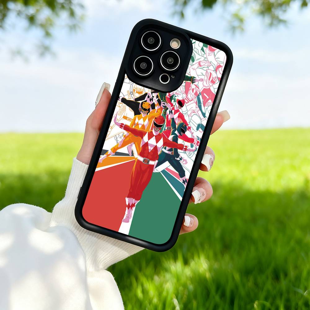 

P-PowerS-COOL R-RangerS Case For IPhone 17 15 14 13 12 16 11 Pro Max Mini Plus Silicone Soft Cover iPhone 11 pro
