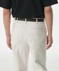 MUSINSA STANDARD Back Satin Tapered Officer Pants [Cream]