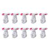 10Pcs Nail Ornaments Removable DIY Metal Eco-friendly Lovely Bunny Decoration Manicure Design for Salon