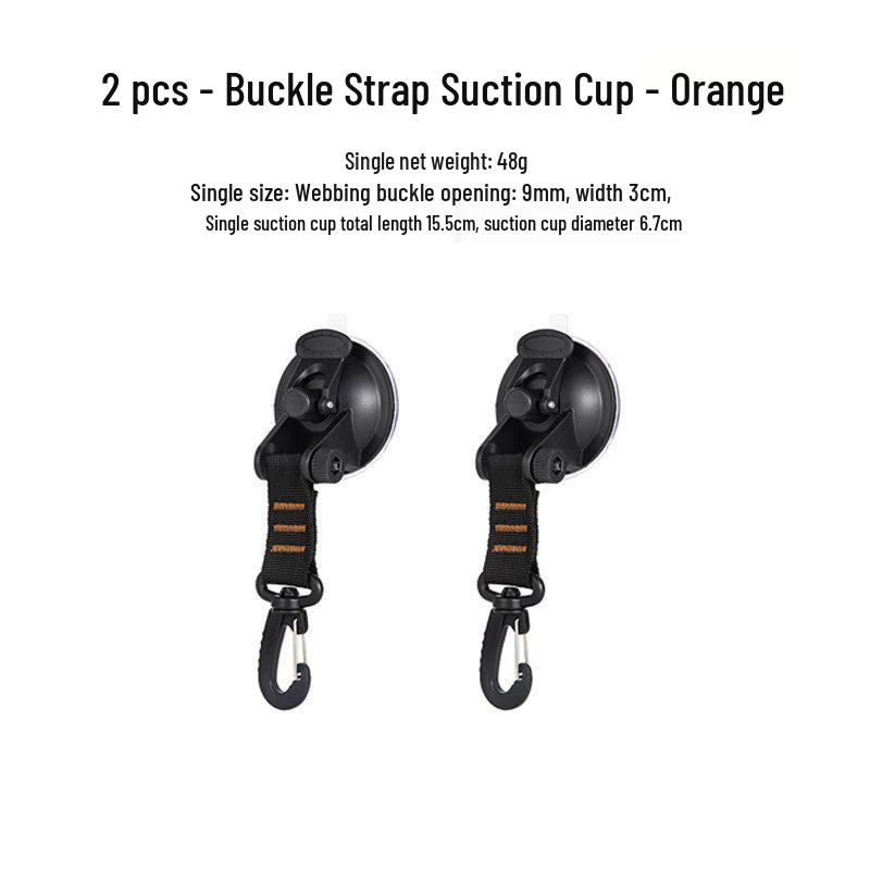Suction Cup Hook for Wall, Glass, and Car Roof Tent Storage