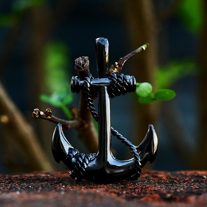 Beier 2022 New Design Stainless Steel Viking Anchor Pendant For Men Women Vintage Retro Personality Jewelry