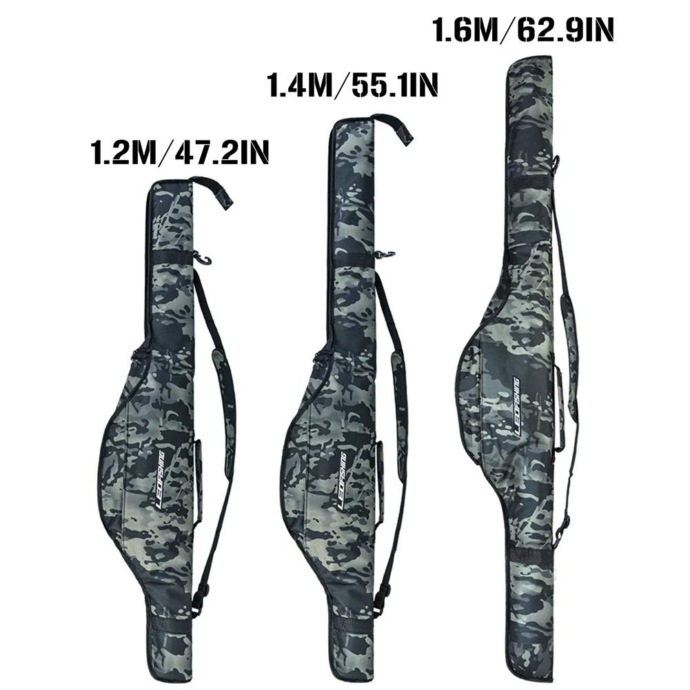 120/140/160CM Fishing Bag Portable Folding Fishing Rod Storage Bag Fishing Pole Gear Tackle Tool Carry Case Carrier Fishing Tool