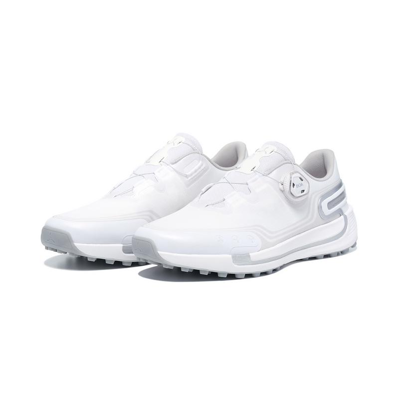 Li-Ning 1990 Eagle Style Sports Comfortable Wear-Resistant Breathable Low-Top Golf Shoes Women sneaker Standard-White AGFV008-6