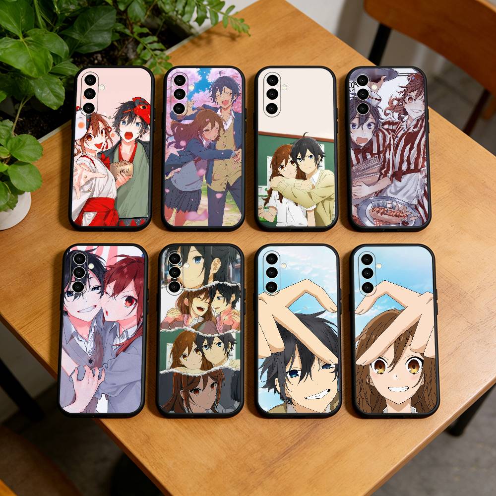Horimiya Kyouko Hori Izumi Miyamura Phone Case Black Silicone Soft For Samsung Galaxy A73,A72,A71,A70,A53,A52,A51