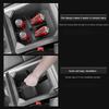 For TESLA Cybertruck Center Console Lower Non-slip Pad Armrest Partition Grid Organizer ABS Storage Box Under Central Control
