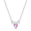 Sparkling New copper Shining Stars Infinity Knot Collier Embracing Halo Necklaces Elegant Birthday Gifts Ideal For Ladies