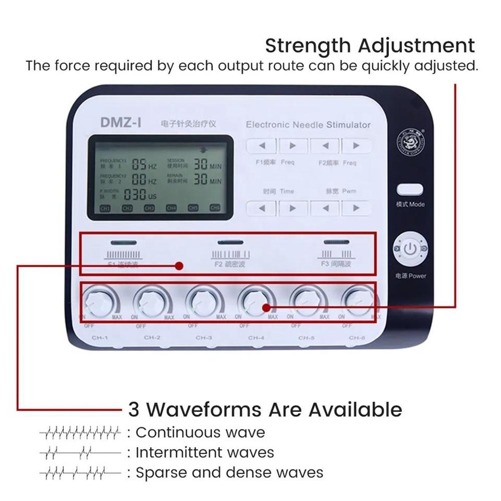 TENS Acupuncture and Moxibustion Muscle Stimulator Neuromuscular Massager Acupoint Stimulation Relieves Pain for Household