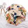1 PC Automatic Folding Umbrella - Hummingbirds Floral Pattern, Portable & Foldable Design with 8 Ribs, Christmas Birthday Gifts