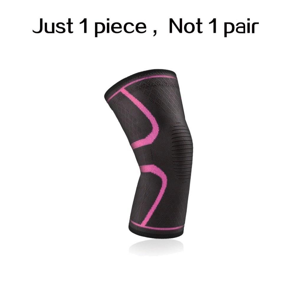 1 STK Elastiske knebeskyttere Nylon Sports Fitness Knepute Fitnessutstyr Patella Brace Løping Basketball Volleyballstøtte