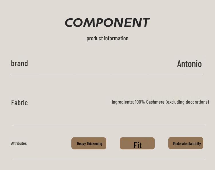 Antonio Men's Heavyweight Cashmere Crewneck Sweater