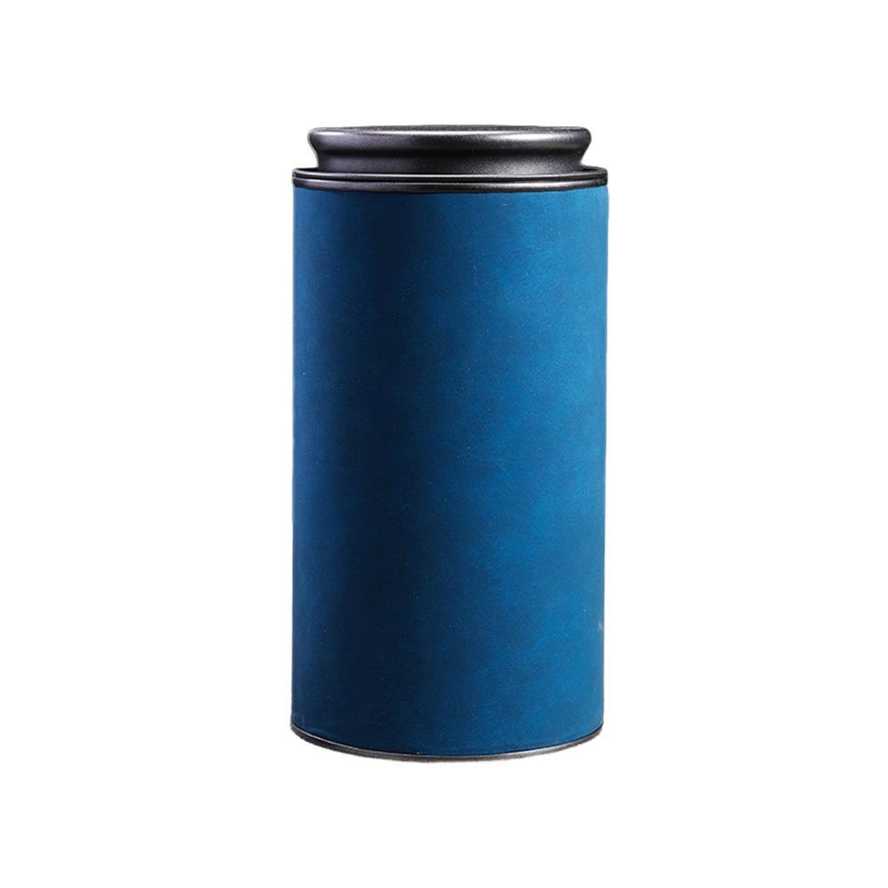 Te-krukke i blikk Rund Forseglet Te-boks Bærbar Te-boks for Hjem og Reise