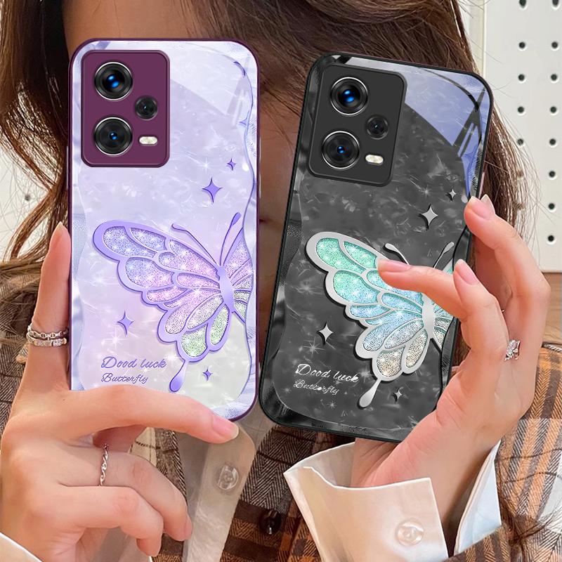 Malowanie olejne Kwiat Dla Xiaomi 14 Ultra 13 Lite Redmi Note 13 11 Pro 12 Plus Poco X6 3 Pro F4 6 GT Szkło hartowane Etui na telefon