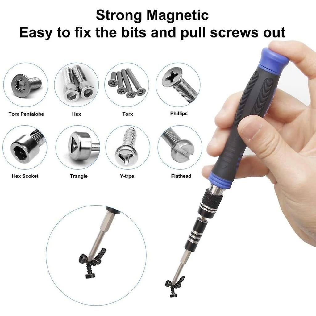 36 in 1 Precision Screwdriver, Magnetic Multi-function Screwdriver Kit, High Precision Repair Tools(36 in 1)