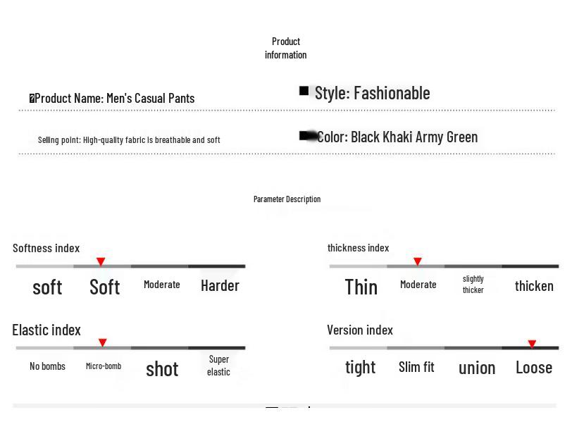 Mark Fairwhale Men's Cotton Loose Wide Leg Casual Pants