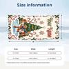 Christmas Theme Beach Towel Personalized Custom Name & Text Soft Quick Dry Beach Towel for Swimming Travel