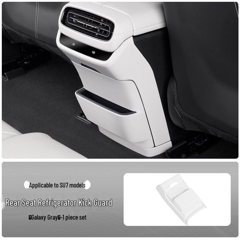 Xiaomi SU7 Refrigerator Kick Mat & Storage Pad for Seat Back Vent Protection