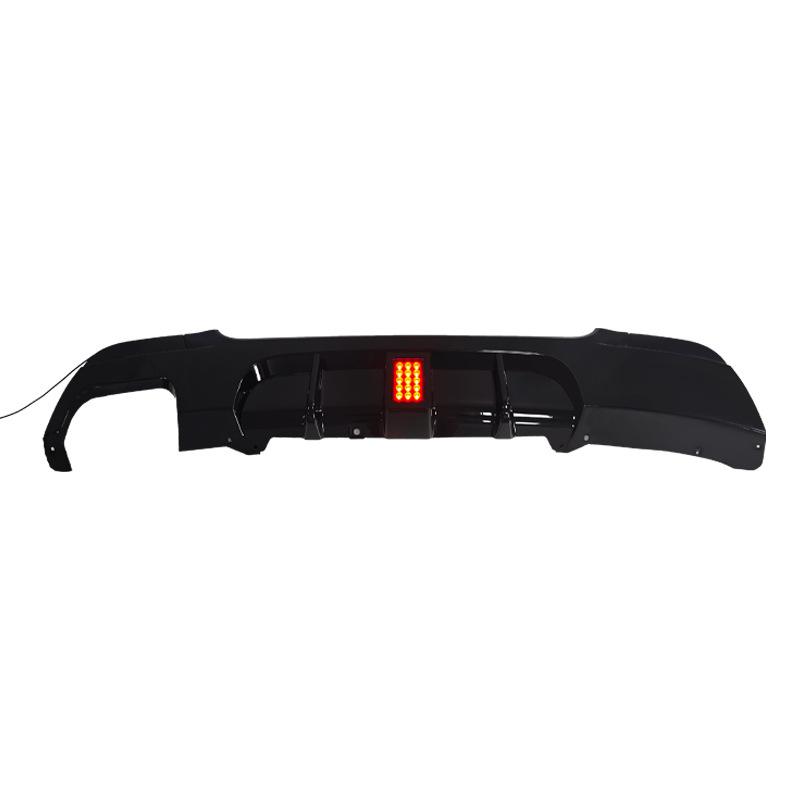For BMW 3 Series E92 Coupe 2005-2012 LED Rear Lip Spoiler M Performance Style PP Material Direct Fit Gloss Black Styling Upgrade