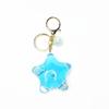 Eye Catching Pentagrams Keychain with Cartoon Animals Star Shaped Bag Pendant Accessories Fashionable Key Decoration