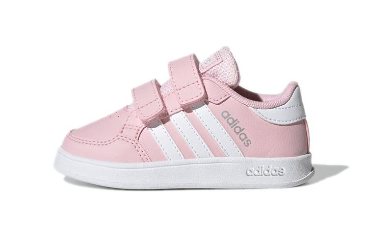 Adidas Neo Breaknet Low top Skateboard Shoes Pink White Infant And Toddler GZ7647 22