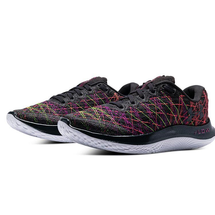 Under Armour Flow Velociti Wind Pz Comfortable Sports Mesh Low-Top Training Running Shoes Women sneaker Coal-Gray 3025223-100