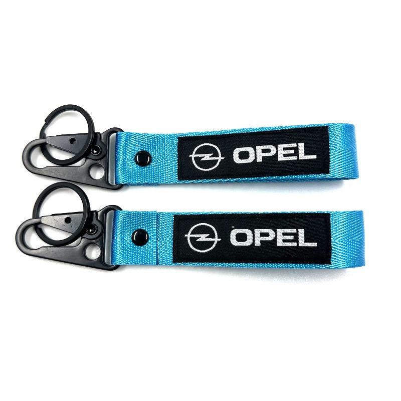 

Car Styling Keychain Embroidery Nylon Weaving Keyring For Opel Zafira B Corsa Karl Combo Meriva Agila Omega Signum Grandland