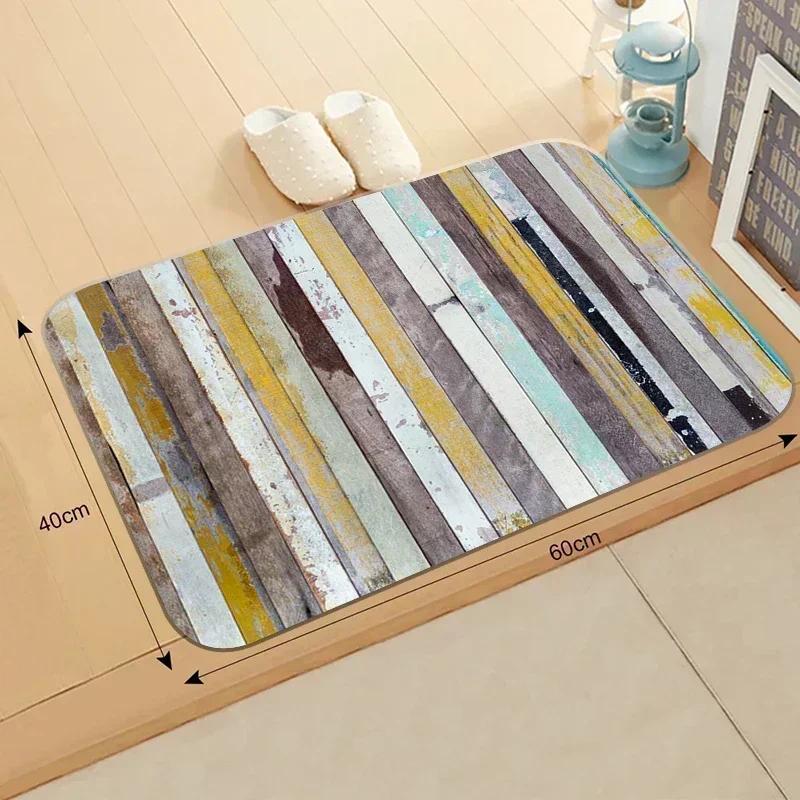 Tropical Plants Leaf Mat Kitchen Rugs Anti-slip Home Hallway Bedroom Entrance Carpets Washable Bathroom Porch Decorative Doormat