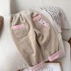 2025 Winter Corduroy Plush Pants for Toddlers: Thick, Warm, and Casual