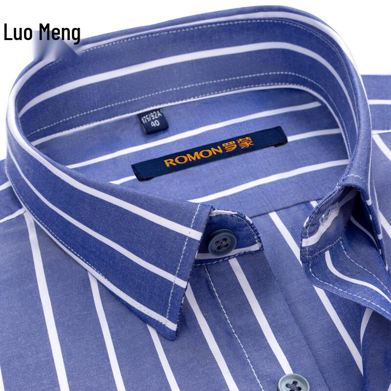 Romon Men's Formal Short Sleeve Business Shirt