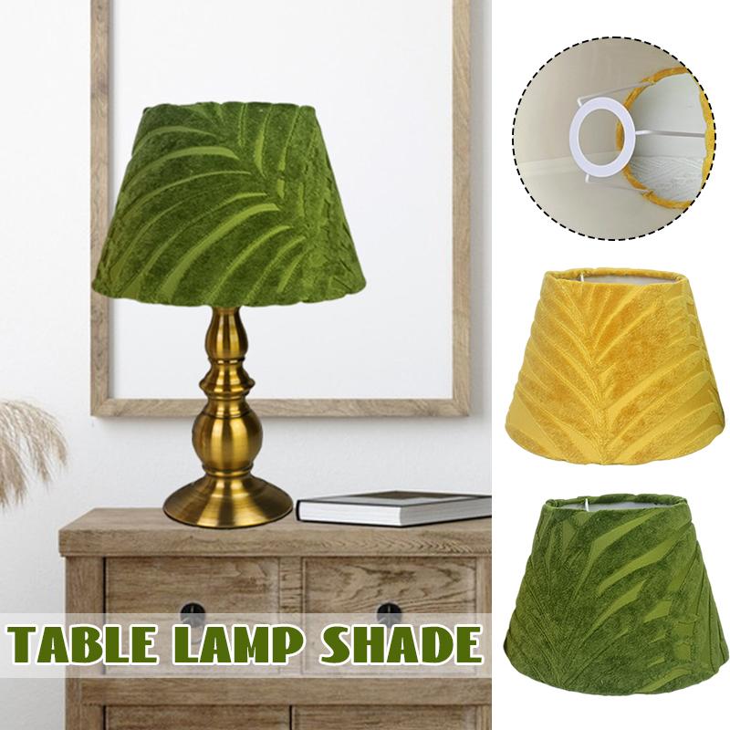 Nordic Lampshade Flannel Fabric Retro Lamp Shade Table Ceiling Light Cover Bedroom Desk Lamp Chandelier Home Decor For E27