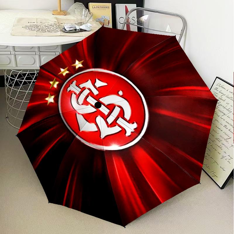 1PC SC Internacional1 Printed Umbrella Folding Umbrella, Automatic Umbrella 8-Frame for Travel, Camping Fan Gifts Christmas Gifts