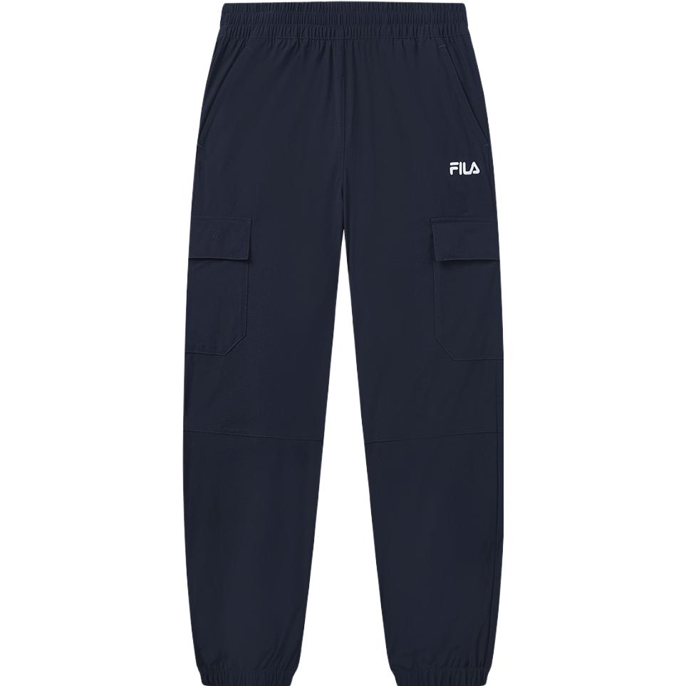 

FILA Woven Длинные брюки 2023 Осень Новые Простые Теннисные Манжеты Модные Повседневные Брюки Женские Плавки Легендарный-Синий F11W339803FNV XL