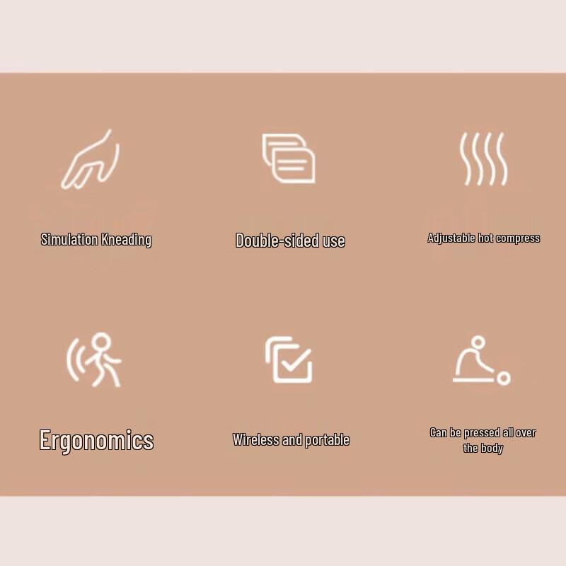 Breo Back2S Lumbar Massager Cushion