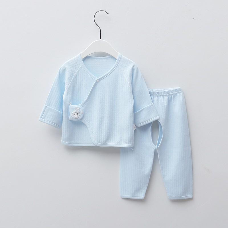 Newborn Cotton Bodysuit Set 0-3 Months Baby Fall Sleepwear Unisex Soft Comfortable