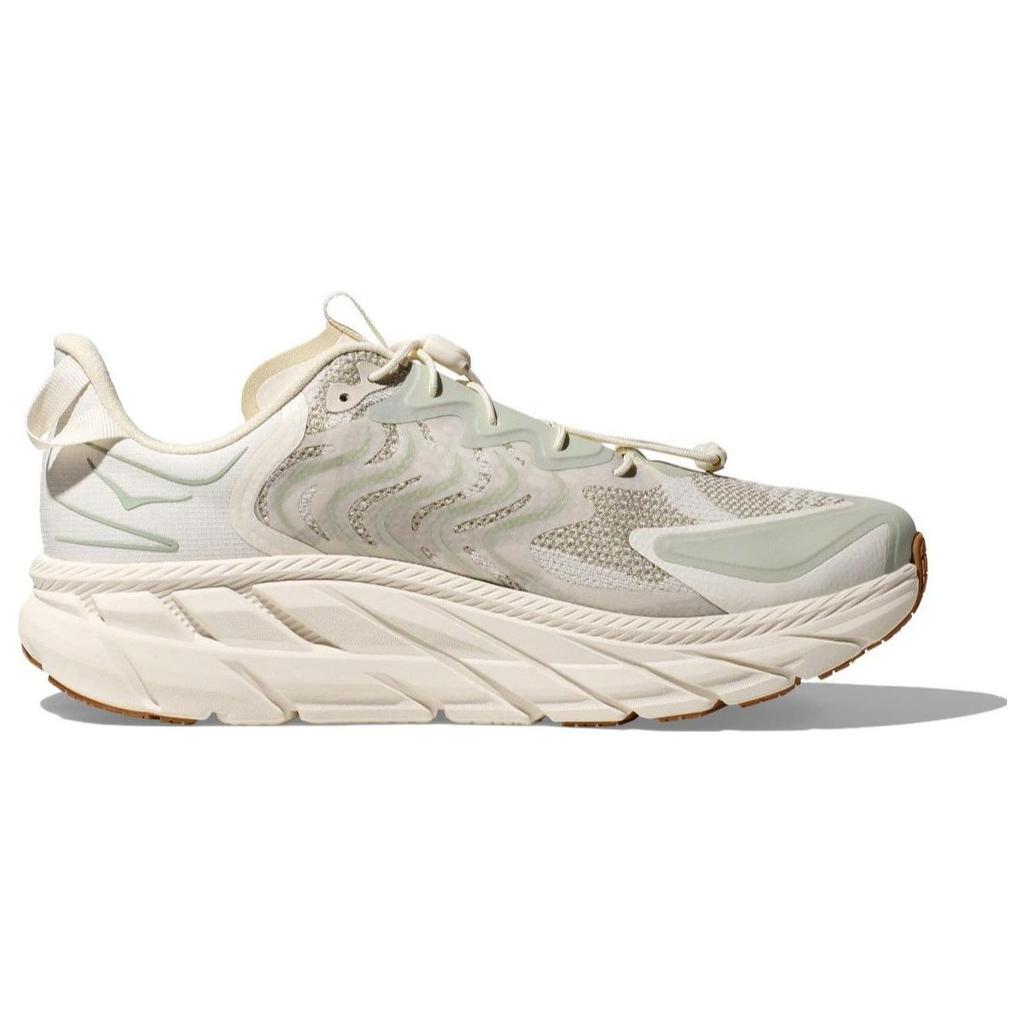 Satisfy x HOKA Clifton LS Celadon Tint Unisex Sneakers White Whisper-White 1143450-CTWW